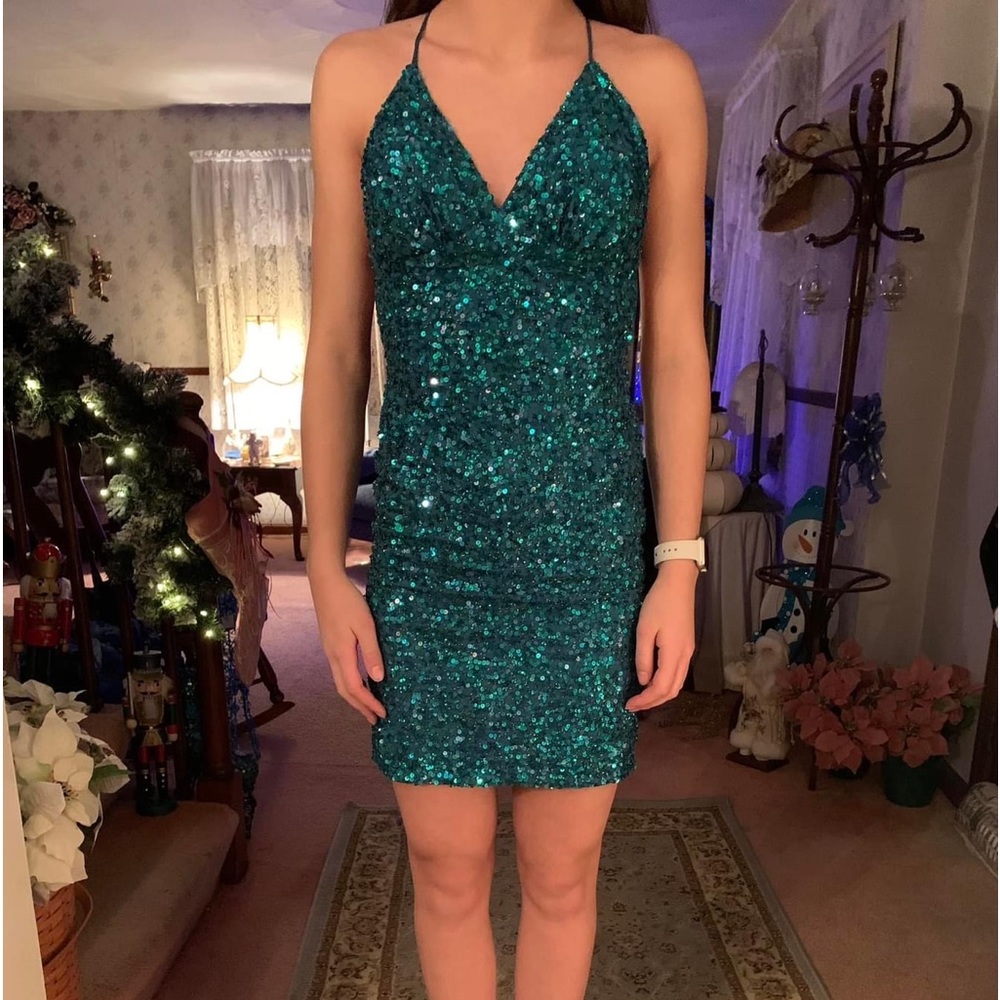 Dark Teal Formal Dress